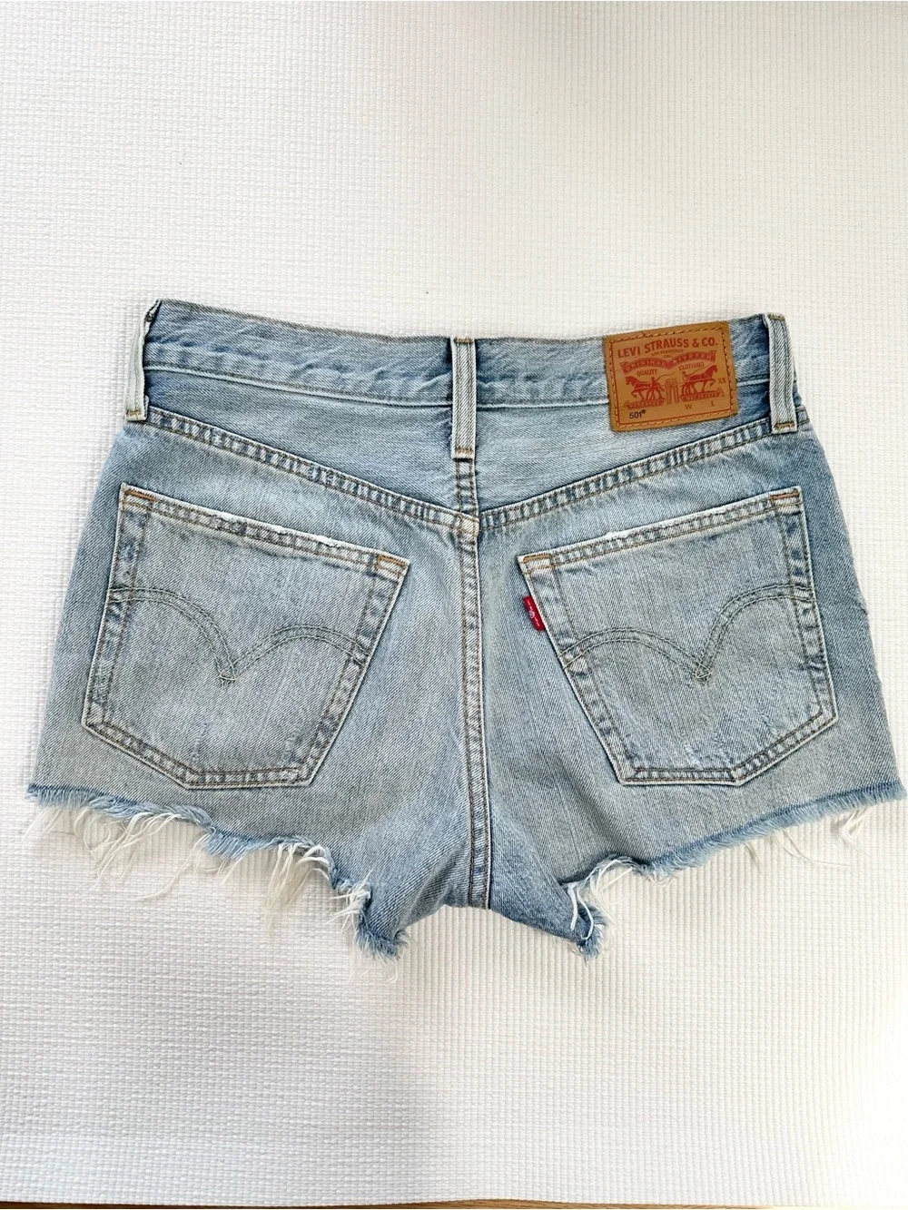 Levi’s Distressed Denim Shorts